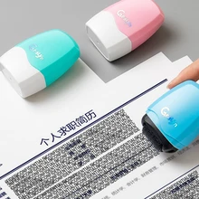 

Roller Stamp Messy Code Security Stamp Roller Portable Self-Inking Identity Theft Protection Roller Stamp