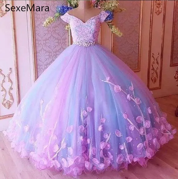 Lace Crystals Flower Girl Dresses Hand Made Flowers Little Girl Dresses Vintage Child Party Pageant Gown