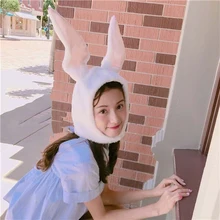 Chapeau de lapin Cosplay pour femmes, casquette de fête pour filles, accessoires de fête