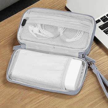 

Home Storage Bags Protective Travel Power Bank Case Protable External Charger Battery Power Bank Storage Case Household Supplies