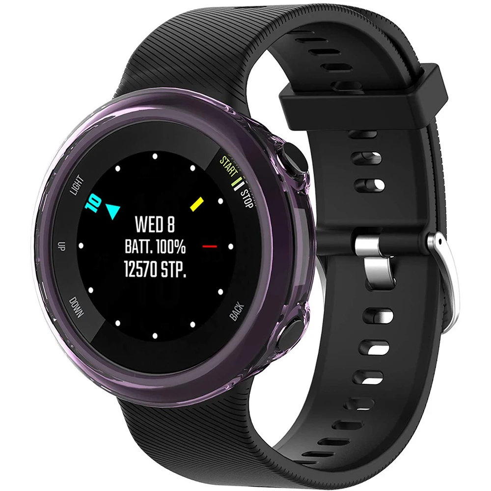 Для Garmin Forerunner 45s 39 мм чехол мягкий, гибкий, из ТПУ защитный чехол Чехол-бампер чехол для Garmin Forerunner 45 42 мм