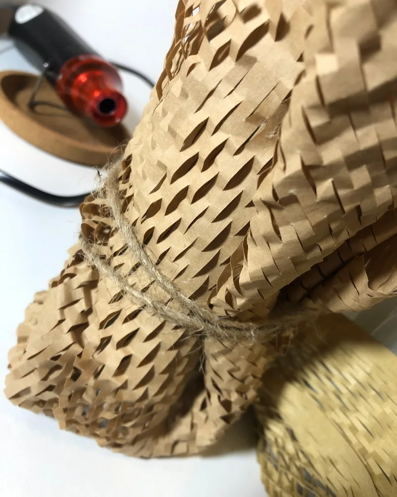 oshhni 100 Pièces Emballage Papier Rembourrage Wrap Kraft 30x30cm Écologique Nid d/'abeille Protection Matelassée en Wrap pour Emballage//Stockage Articles Délicats