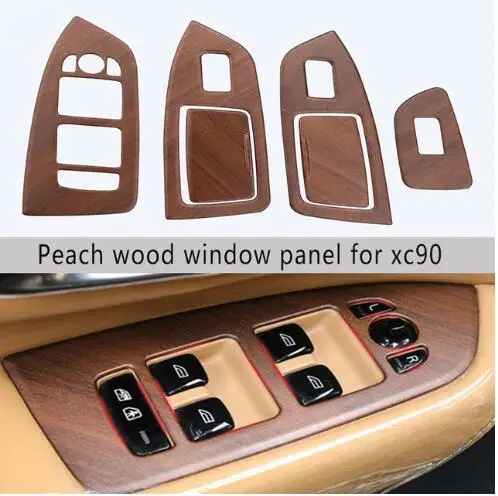 6pcs Для volvo xc90 модифицированные- XC90 интерьер центральный контроль воздуха на выходе Декоративные Наклейки интерьерные автомобильные аксессуары - Название цвета: 6pcs