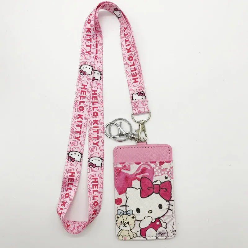 1 Disney Stitch PU портмоне держатель для карт брелок для ключей Ремешок для еды карта автобус Чехол для карт сумка для монет Микки Маус Сумка для документов - Цвет: 1