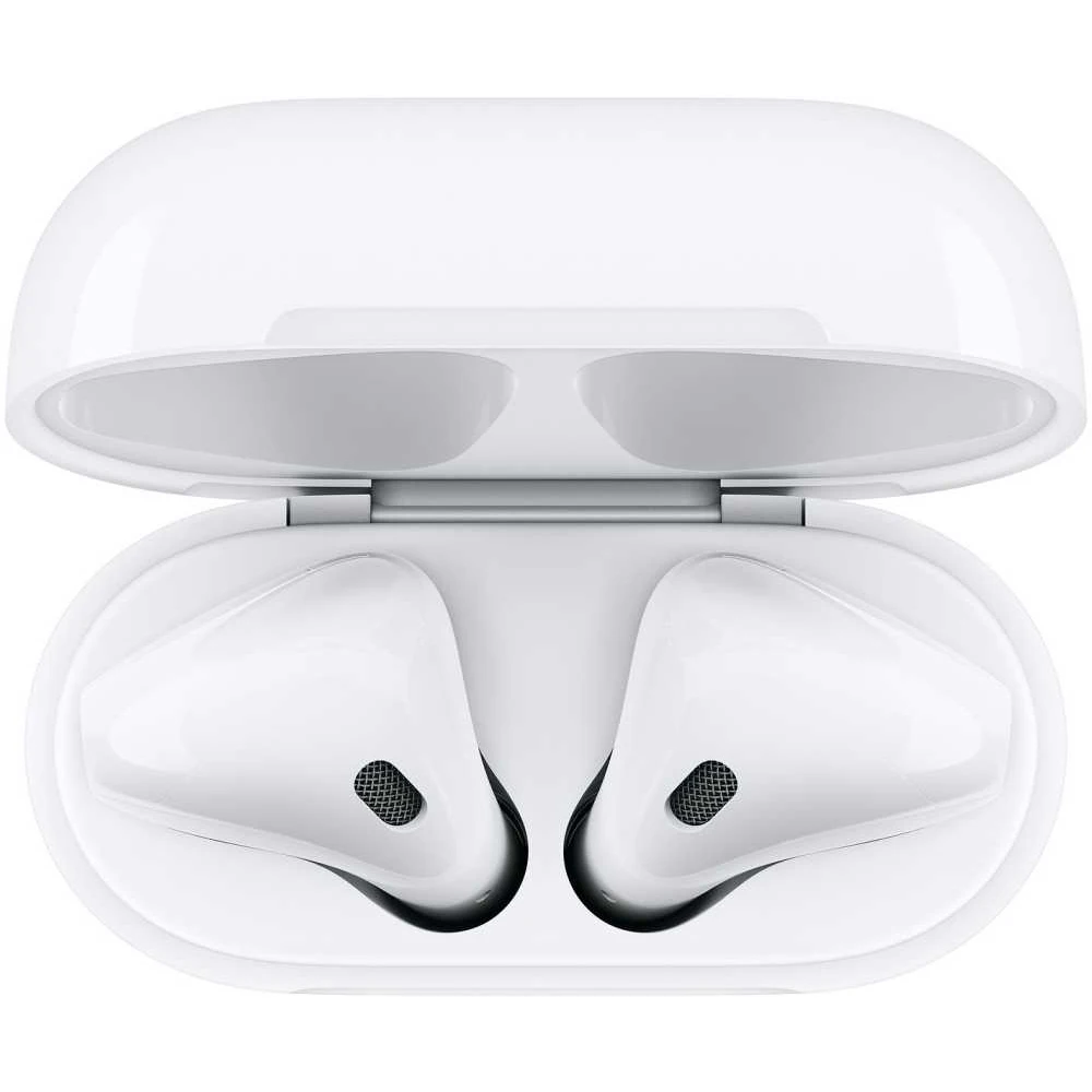 Гарнитура вкладыши Apple AirPods белый беспроводные bluetooth(беспр.кейс в компл