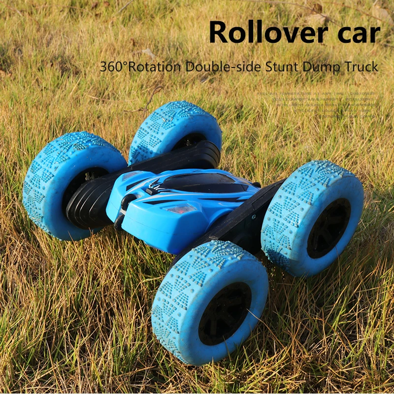 

Remote Control Car LED Headlights 4WD RC Stunt Car with Batteries, High Speed Off Road VehiclesToy Gift for Kids Boys Girls kid
