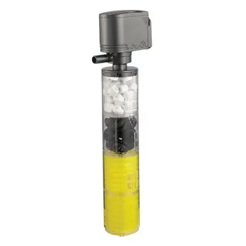 

3 In 1 Mini Aquarium Filter Fish Tank Submersible Oxygenation Pump Spray Built-in Filter Material Water Purifier Filtration