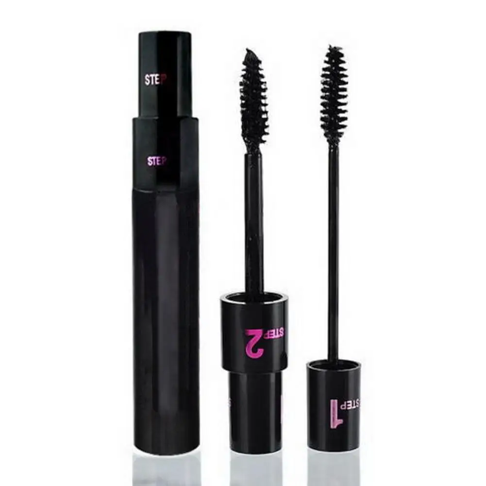 

11ml Makeup Mascara Eyelash Extension Curling Thick Length Lady Beauty Cosmetic The design of the brush head make it has two