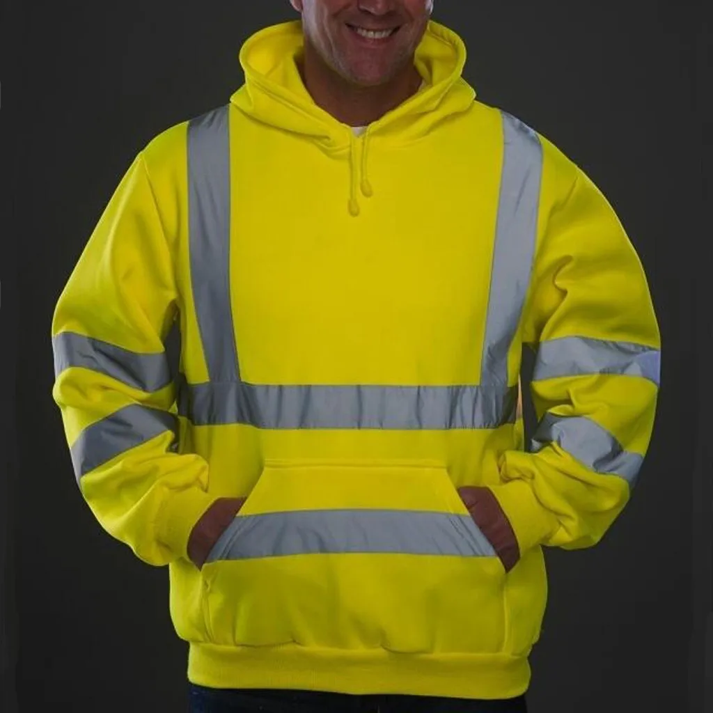 YE Мужской пуловер для работы в дороге Feitong Herfst VisibilityPullover Lange Mouwen, толстовка с капюшоном, топы, уличная одежда Kleding - Цвет: YE