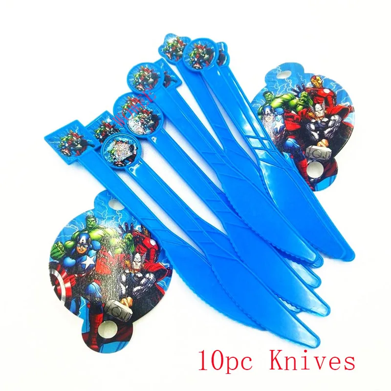 10pc knives 1 шт., размер 40*30 см, рисунок из мультфильма «мстители», «пината», забавные свистки, Детские вечерние комплекты одежды для дня рождения, «дракон», «пината» - Цвет: 10pc knives