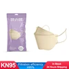 A ldult KN95 4-layer Dust Mask Apricot Pink Grade 99 Meltblown Breathe Protective Fishing Masks for Adult 1