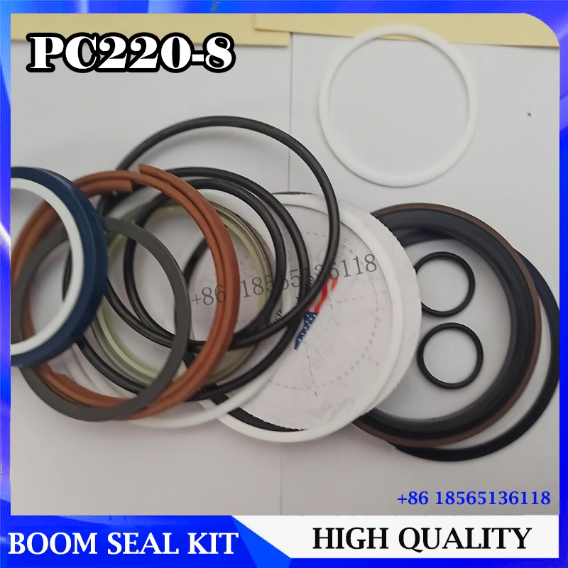 

Boom Cylinder Service Seal Kit 707-98-46280 For Komatsu PC220-8 PC220LC-8 Hydraulic Boom Oil Seal