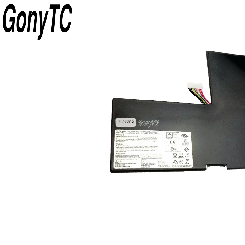 GONYTC BTY-M6F ноутбук аккумулятор для MSI GS60 MS-16H2 MS-16H4 2PL 6QE 2QE 2PE 2QC 2QD 6QC 6QC-257XCN серии 11,4 V 4640 мА-ч