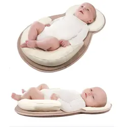 Детская кровать переносная люлька кровать новорожденный Анти-опрокидывание Подушка Младенческая спальная Колыбель детская кроватка