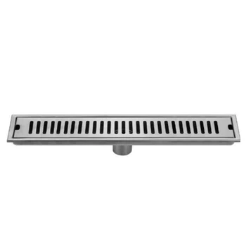 

Stainless Steel Floor Drain bathroom Shower Floor Long Square Shower Large Floor Drains Odor-Resistant Shower Drain Cover Roof D