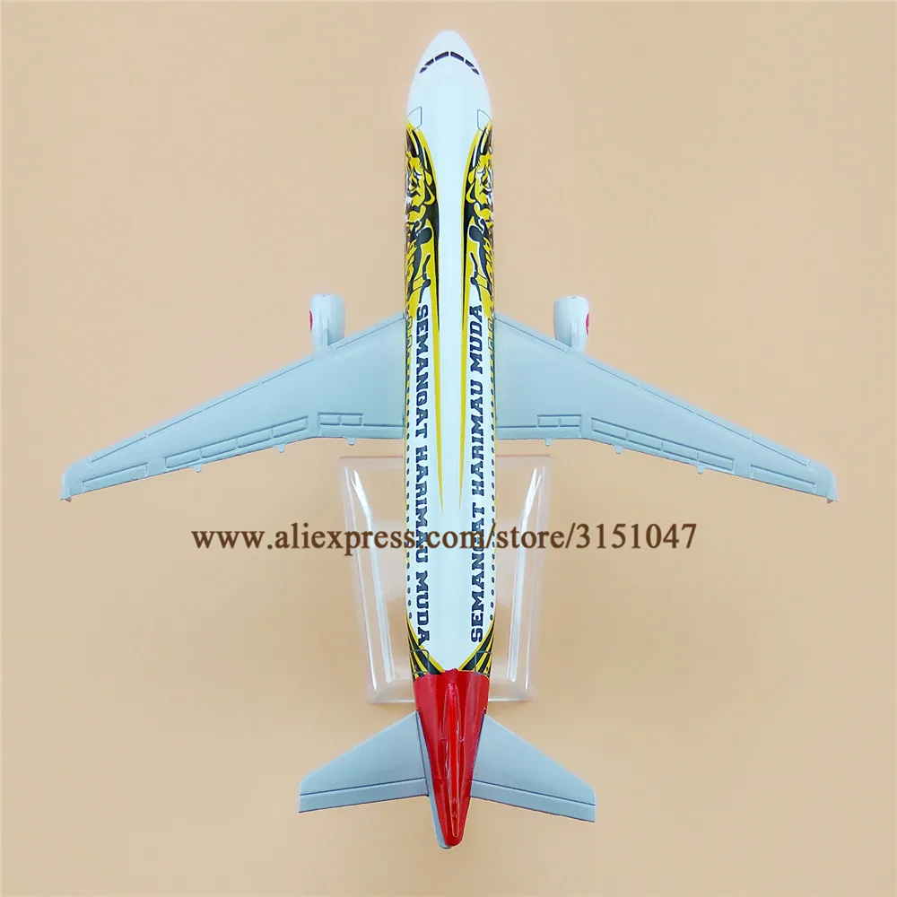 Воздушная Азия авиалиний Тигр Airbus A320 Воздушный самолет модель сплава металла модель самолета отлитая модель самолета 16 см подарок