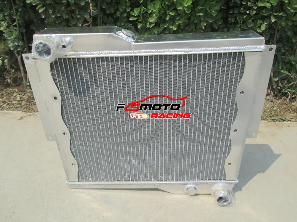 Абсолютно 56 мм для fit Rover MG MGB GT V8 1973-1976 73 74 75 76 MT алюминиевый гоночный радиатор ручной MT+ вентилятор