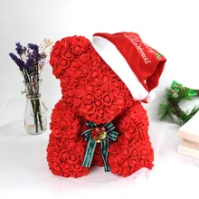 Искусственные цветы Роза медведь многоцветный пластик пена роза цветок плюшевый медведь День Святого Валентина подарок День Рождения Вечеринка весеннее украшение