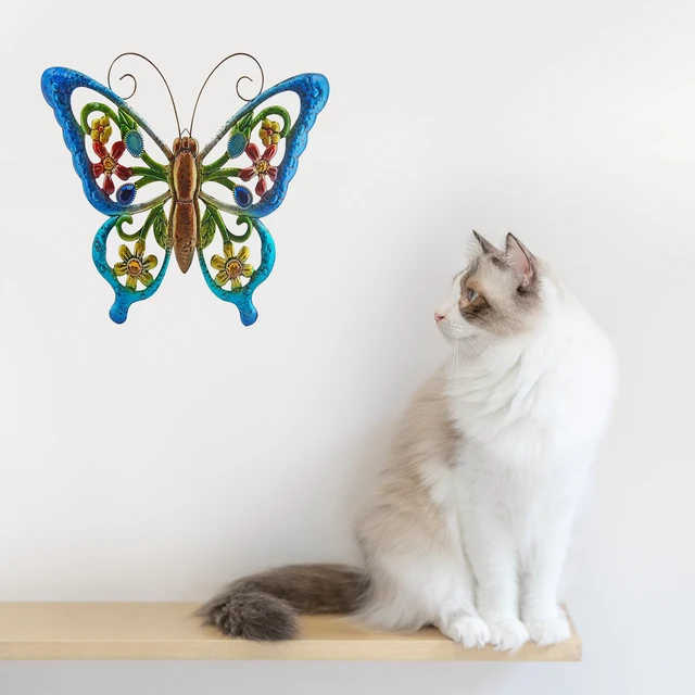 1/3/4pcs 3d Métal Papillon Décoration Murale Art Sculpture Décoration  Suspendue Pour Jardin Patio Ou Clôture Ajouter Ambiance Plus Naturelle -  Vent Carillons Et Suspendus Décorations - AliExpress