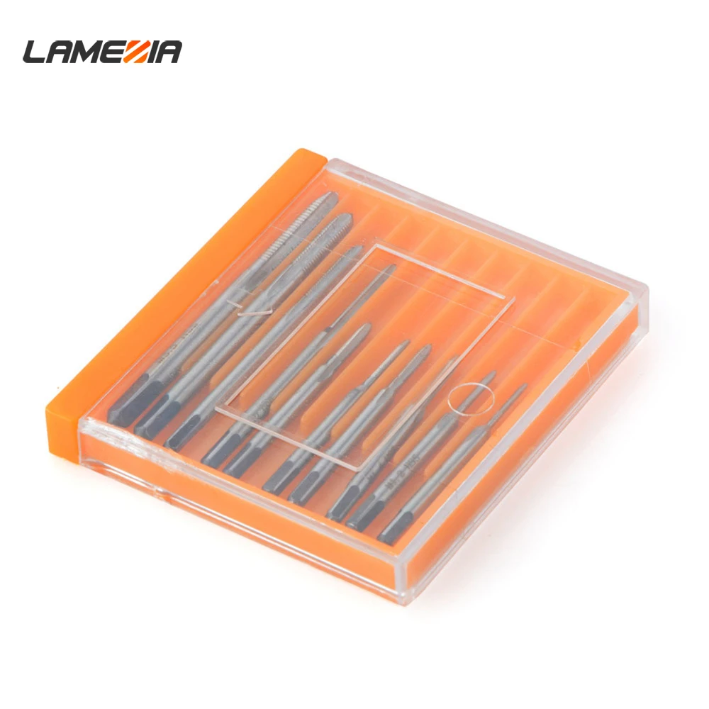 LAMEZIA 10pcs Hand Tap Thread Wire Tapping Threading Attack M1 M1.2 M1.4 M1.6 M1.7 M1.8 M2 M2.5 M3.0 M3.5 LAMEZIA 10pcs Hand Tap Thread Wire Tapping Threading Attack M1 M1.2 M1.4 M1.6 M1.7 M1.8 M2 M2.5 M3.0 M3.5