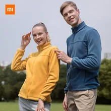 Xiaomi Youpin Флисовая теплая куртка для мужчин и женщин укрепляющая тепло стерео резка Антистатическая анти-пиллинг YKK пальто на молнии