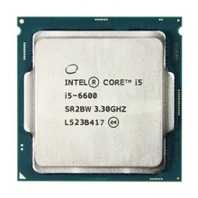 I5 6600 3,3 ГГц 6M 4 ядра 4 потока 65 Вт LGA1151 процессор для настольного ПК ddr3 оперативная память