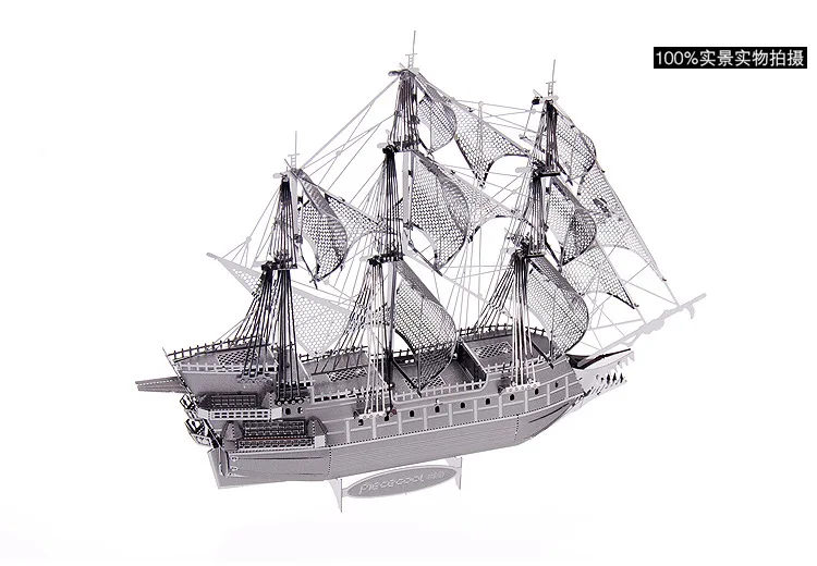 

Piececool All-Metal DIY Model Assembled Model Caribbean Pirate Ship Flying Dutchman