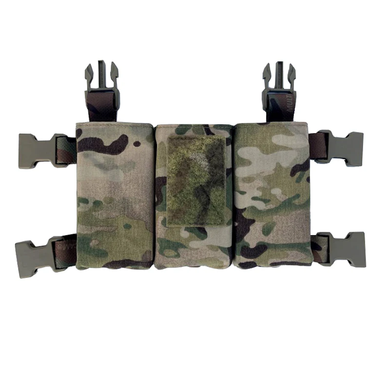 

Tactical Magazine Pouch Military LV119 FSCK AVS Vest Expansion Conversion 5.56/7.62 Triple Ammo Clip Bag Holder Pocket Equipment