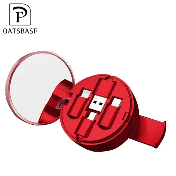 

OATSBASF Retractable USB Cable For V30 Mate 30 Cable USB C/ Micro Charger For SamsungS10 USB Type C Cable