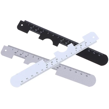 

Stainless steel Handle Eye Occluder Optometry PD Ruler Pupil Distance Measuring Tool Eye Ophthalmic Tool For Hospital Care Tools