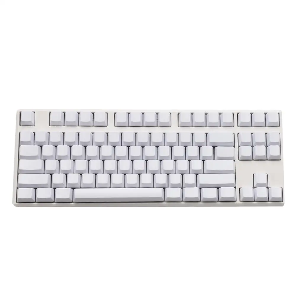 87 88 пустые ISO ANSI макет YMDK Толстая клавиатура PBT OEM профиль для переключателей Cherry MX