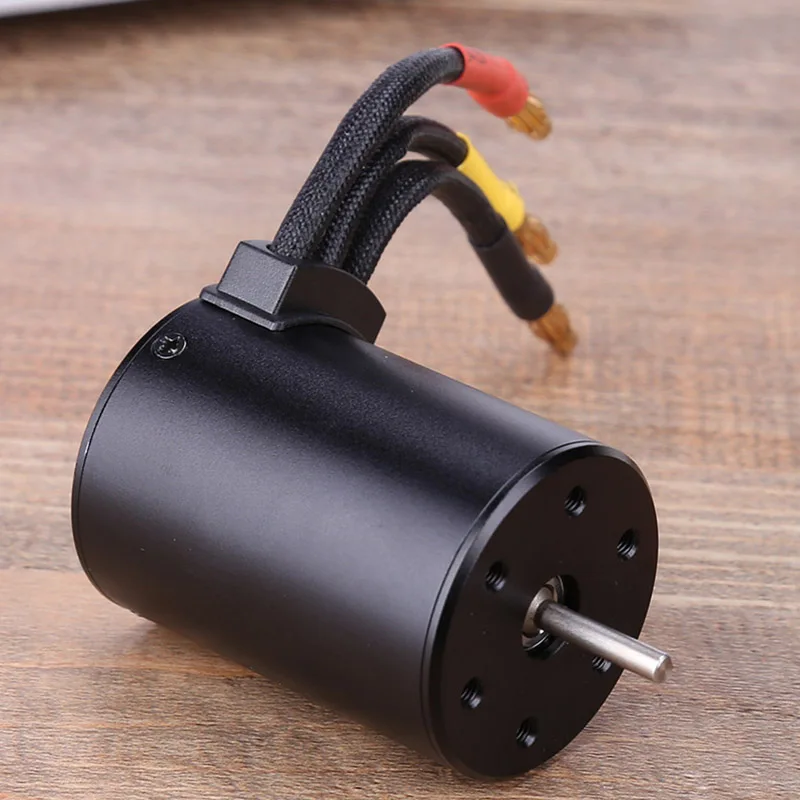 JFBL Горячая 3650 3900Kv бесщеточный двигатель для 1:8 1:10 Rc модель грузовика ЗАПЧАСТИ