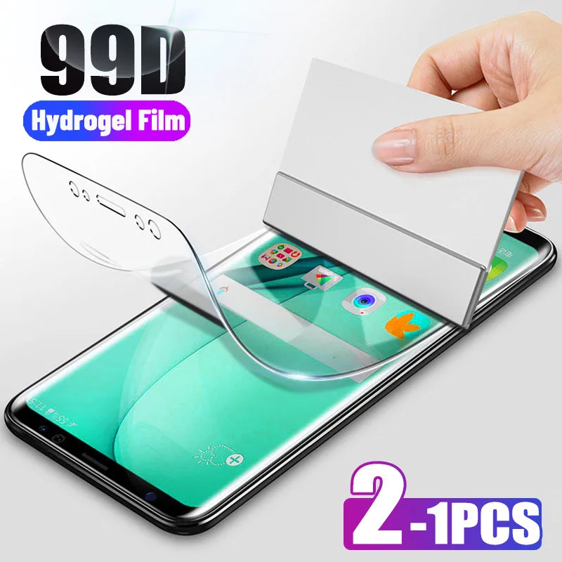 

99D 2-1Pcs Hydrogel Film For Huawei P Smart Z 2018 2019 Y6 Screen Protector For Huawei Mate 20 P20 Lite P30 Pro Film Not Glass