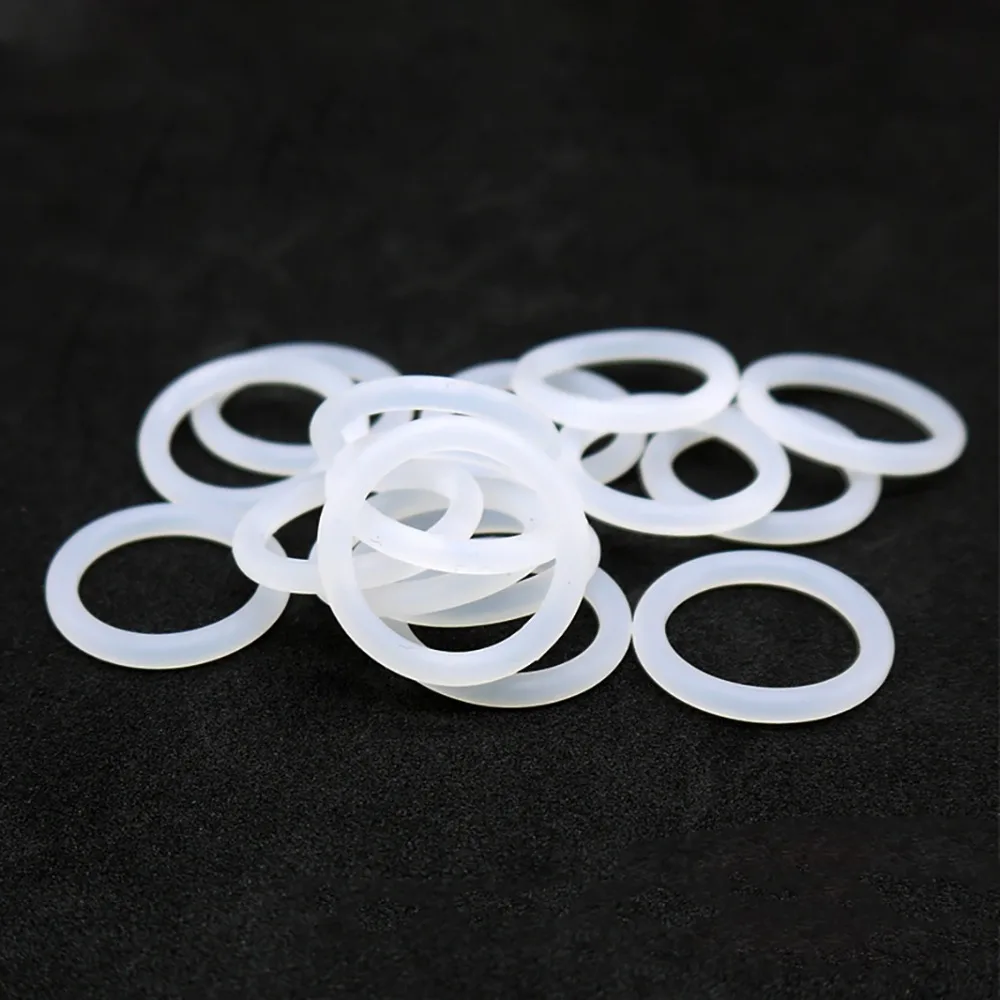 Description Picture 4 of itemCS 4mm Red/White Food Grade Safe Silicone O Rings Gaskets OD 12-80mm O Ring Seals Washer Waterproof And Insulated