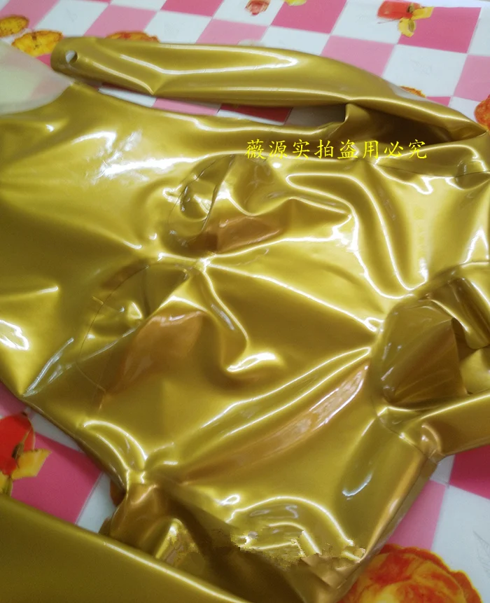 Sexy-Women-Gold-Full-Latex-Catsuit-Rubber-Bodysuit-3D-Bra-Females-Custom Made-Zentai-Cosplay-4