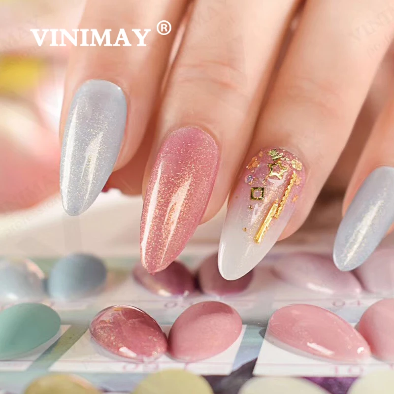 VINIMAY Блестящий Гель-лак для ногтей, Гель-лак для ногтей, УФ-лак для ногтей, Гель-лак для ногтей, праймер для ногтей, гель для маникюра