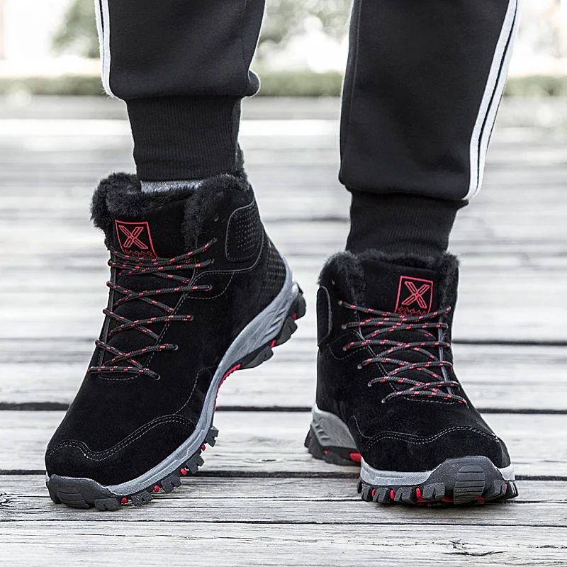

Brand retro comfortable warm non-slip feet bare winter outdoor high quality outdoor leisure personality hiking boots large size