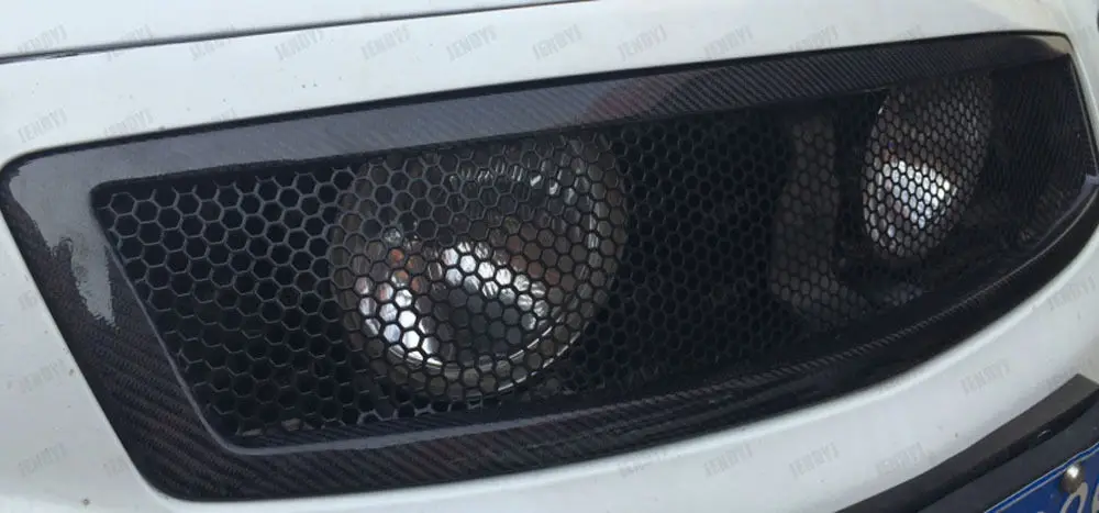 Carbon Fiber Front Mesh Grill Grille for 2006-2009 Infiniti G35 Sedan 4DR Type A