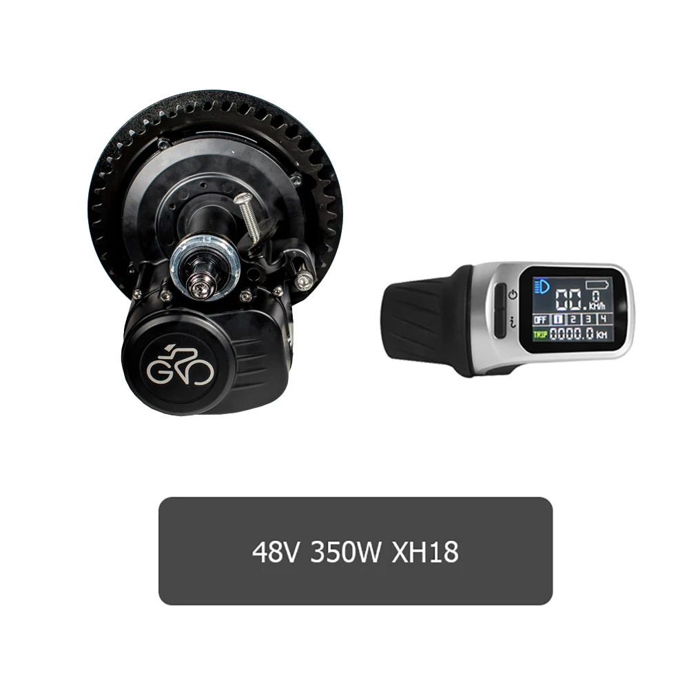 48v350w XH18 TSDZ-2 Tongsheng 250 Вт 350 Вт 500 Вт Электрический велосипед EBIKE Mid Drive Motor Kit с XH18 светильник с датчиком крутящего момента - Цвет: 48v350w XH18