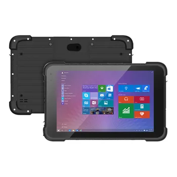 شراء8 بوصة لوحة شاشة WinPad IP67 مقاوم للماء الماسح الضوئي 2D مخصصة NFC وعرة اللوحي HDMI في الهواء الطلق