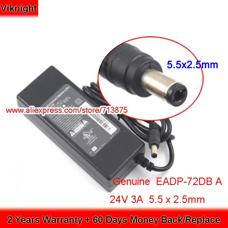 Подлинный адаптер переменного тока Delta Φ A 24V 3A для Zebra GT800 EADP 72DB ap240 3Uv|ac adapter|delta ac
