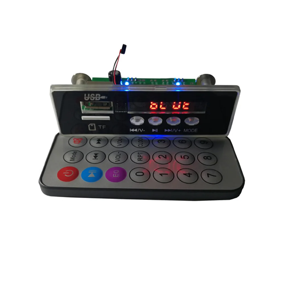 Tenghong lcd MP3 декодер плата DC12V наушники Bluetooth 5,0 без потерь аудио декодирование Громкая связь Звук WMA WAV APE MP3 USB карта