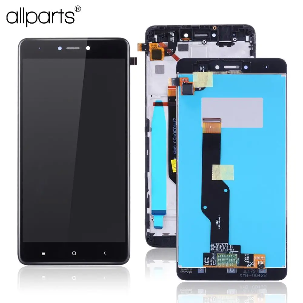 Продажа Дисплей для XIAOMI Redmi Note 4X font b LCD b font в сборе с тачскрином на рамке Оригинал 5.5 черный белый золото Snapdragon 625