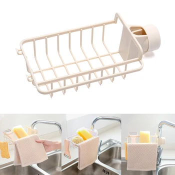 

NEW Drain Rack Holder Storage Organizer Drying Shelf for Kitchen Sink Faucet Sponge Soap Cloth