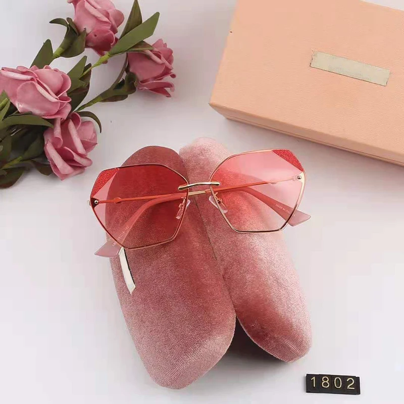 

New Fashion trend Sunglasses Women 2019 Brand Designer polygon colorful Clear Lens Sunglasses Hexagon Metal Frame Oculos de sol