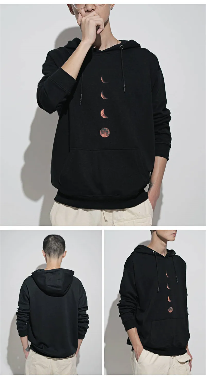 Moletom solto com capuz, moletom da moda,