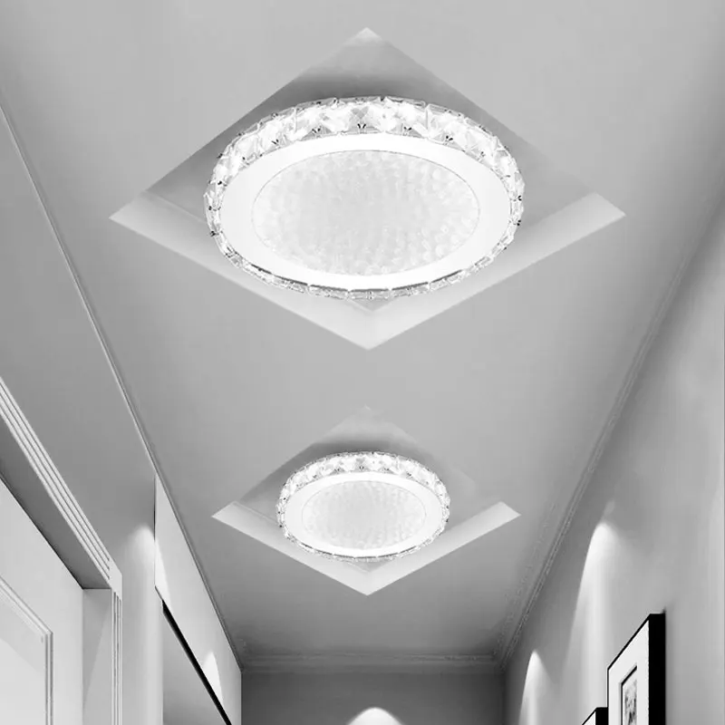Современные хрустальные светильники-люстры домашнего освещения ledlamp гостиная спальня plafonnier круглая светодиодная люстра lampadari светильники