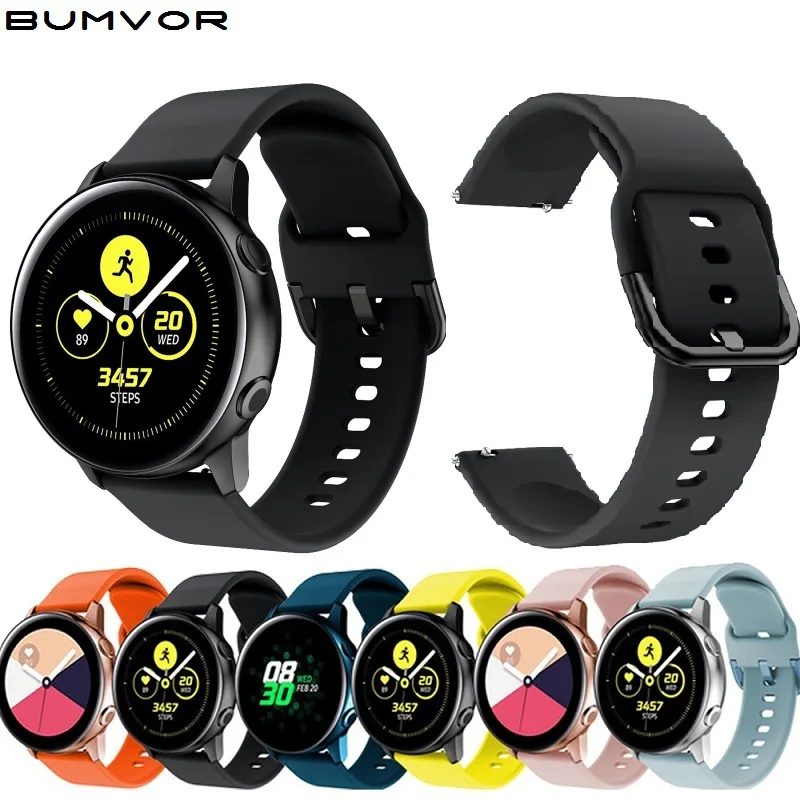 42 мм Galaxy watch активный ремешок для Samsung Gear Sport amazfit bip 20 часов correa pulseira браслет |