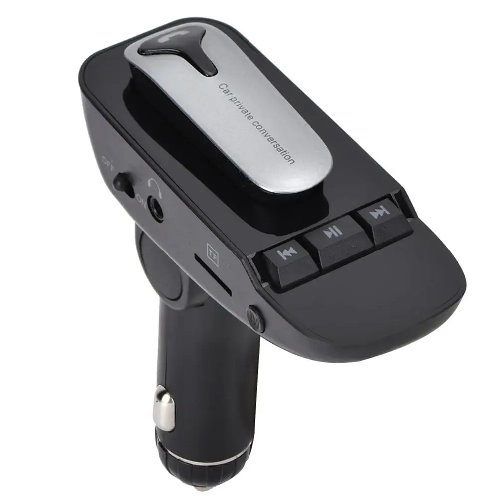 ER9 Многофункциональный Автомобильный mp3 плеер, беспроводная гарнитура 4,2, двойной USB плеер, FM радио, поддержка Handfree, TF карта, U диск