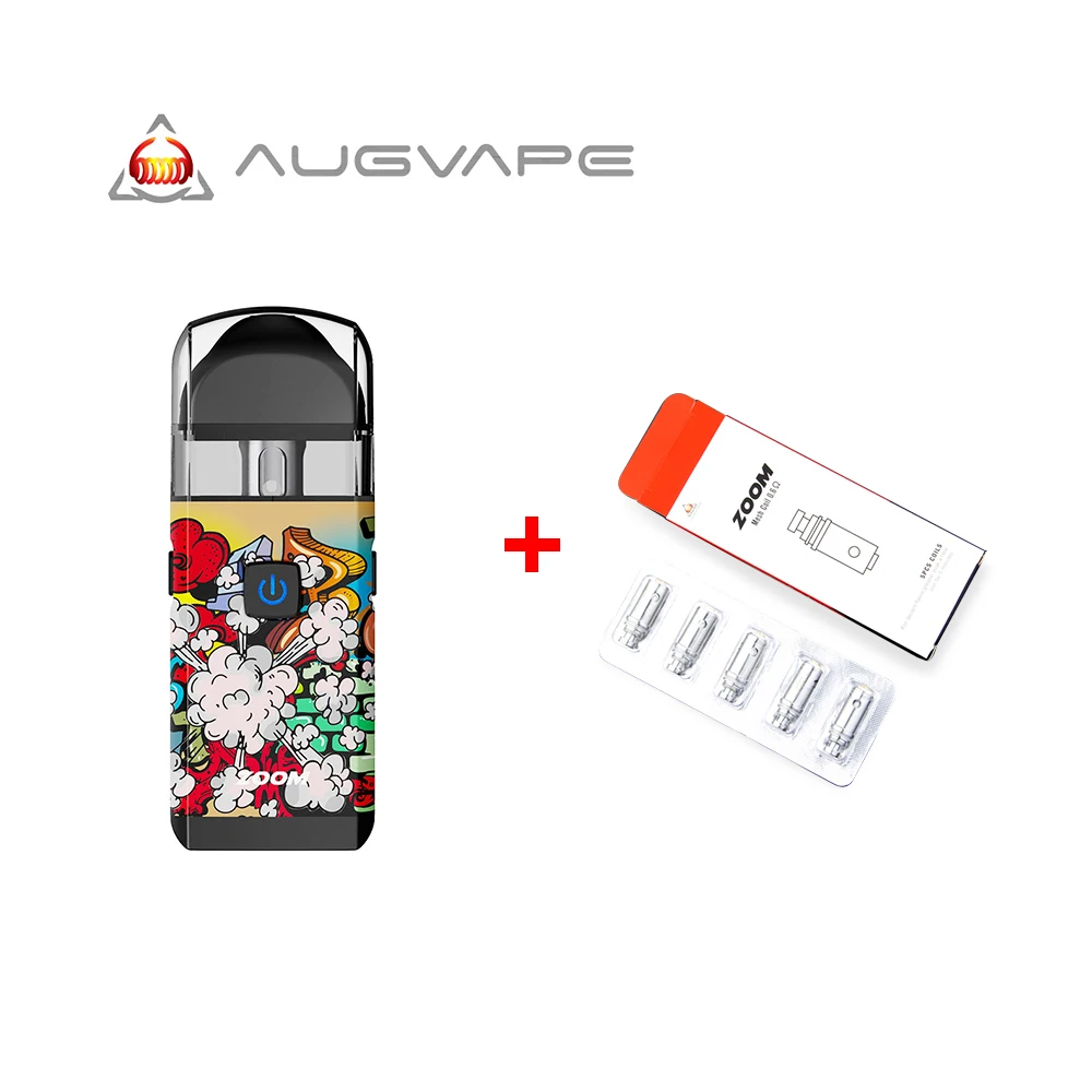 Вейп набор Augvape ZOOM со встроенной батареей 1000 мАч и емкостью 3 2 мл|Системы